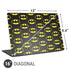 DC Comics Batman Logo Pattern Universal Laptop 16in (13 x 9.4in) Skin